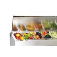 Настольная холодильная витрина Polair VT2-G с крышкой