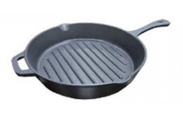 Сковорода чугун гриль INDOKOR 27х5,4см 049271