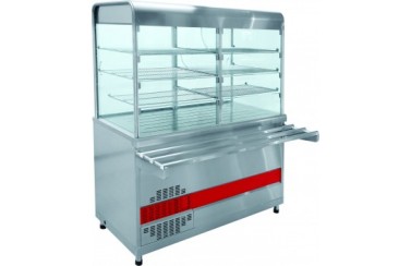 Прилавок-витрина холодильный ПВВ(Н)-70КМ-С-01-ОК с охлаждаемой камерой