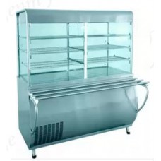Прилавок-витрина холодильный ПВВ(Н)-70М-С-ОК с охлаждаемой камерой