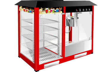 Аппарат для попкорна Airhot POP-6W с витриной