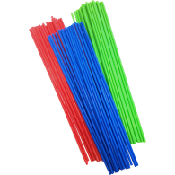 Палочки пластиковые цветные для сахарной ваты