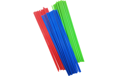 Палочки пластиковые цветные для сахарной ваты