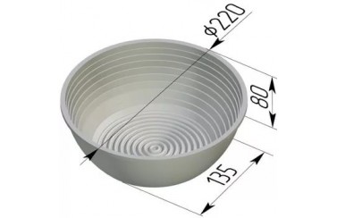 Хлебная форма круглая для расстойки 17Р-1