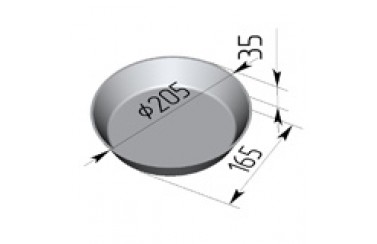 Хлебная форма круглая Л17в