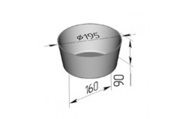 Хлебная форма круглая 2ДМз