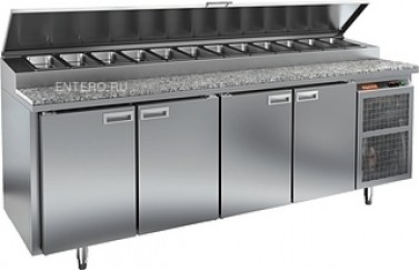 Стол для пиццы HICOLD PZ2-1111/GN (1/6) гранит