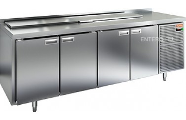 Стол для салатов HICOLD SL1-1111GN (1/3) с крышкой