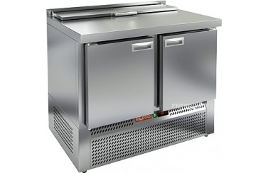 Стол для салатов HICOLD SLE2-11GN (1/6) с крышкой