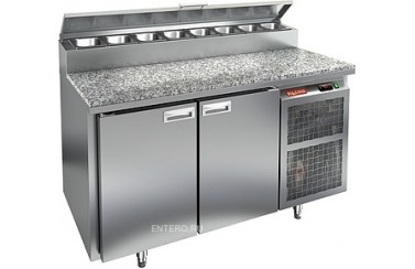 Стол для пиццы HICOLD PZ2-11/GN (1/6) гранит