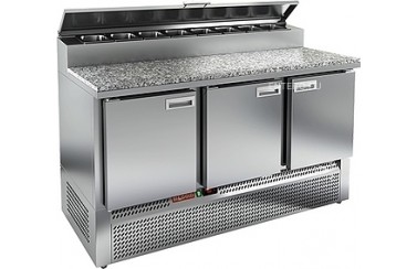 Стол для пиццы HICOLD PZE2-111/GN (1/6H) камень