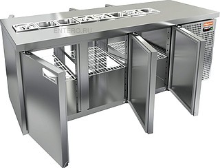 Стол для салатов HICOLD SL2T-111/GN (1/6)