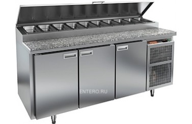 Стол для пиццы HICOLD PZ2-111/GN (1/6) гранит