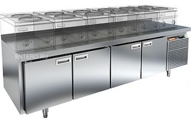 Стол холодильный HICOLD GN 1111/TN LT (внутренний агрегат)