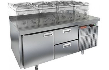 Стол холодильный HICOLD GN 12/TN LT (внутренний агрегат)