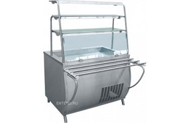 Витрина-прилавок холодильная Abat ПВВ(Н)-70Т-НШ