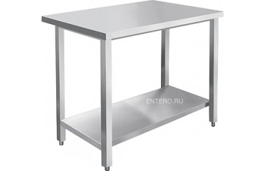 Стол производственный Abat СПРО-6-3 каркас из нерж. стали, с полкой