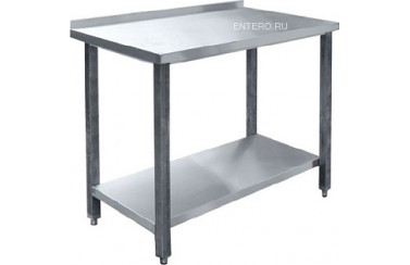 Стол производственный Abat СПРП-6-1 каркас из нерж. стали, с полкой