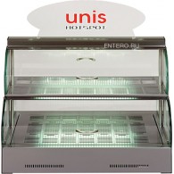 Витрина тепловая UNIS Hot Spot inox