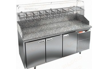 Стол для пиццы HICOLD PZ4-111GN 6R (без витрины)