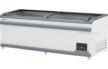 Ларь-витрина морозильная Italfrost ЛВН 2100 (ЛБ М 2100) СП ЛТ серый верх. бампер