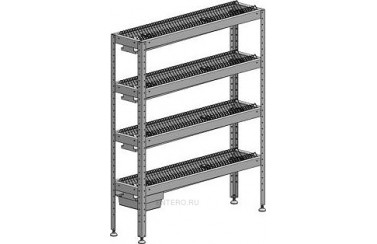 Стеллаж кухонный Марихолодмаш С-4Т-0,3/0,95/1,6