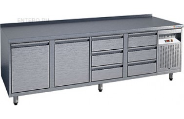 Стол холодильный Gastrolux СОБ4Г-227/2Д6Я/S (внутренний агрегат)