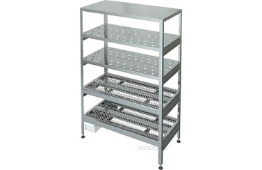 Стеллаж кухонный Марихолодмаш СУ-5-0,3/1,2/2,0 нерж. сталь
