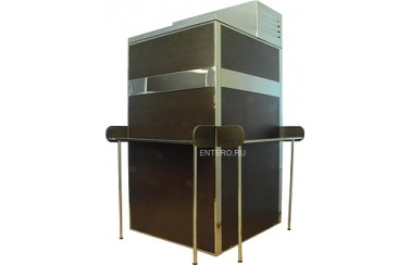 Кегератор Berk 8 Бизнес 2 двери с ламинированной рамой цвета венге