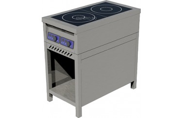 Плита индукционная ЦМИ ПИ-2 (460х850х870 мм) закрытая
