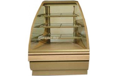 Витрина холодильная Norpe SAGA-EA-45-M дуб (угловая)