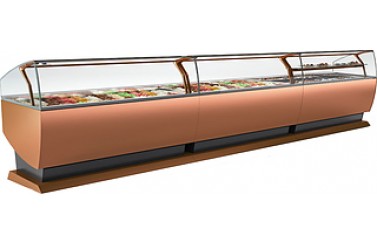 Витрина кондитерская ISA Olimpica A 220 H125 Bold