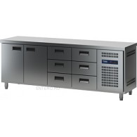 Стол холодильный ТММ СХСБ-2/2Д-6Я (2280x600x870) (внутренний агрегат)