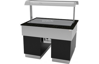 Прилавок с тепловой поверхностью Gastrolux ТМ-1610/ПН/SI