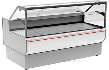 Витрина холодильная Carboma ВХСр-1,0 CG95 INOX (статика)